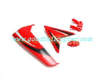 egofly-lt-712 helicopter parts tail decoration set (red color) - Click Image to Close